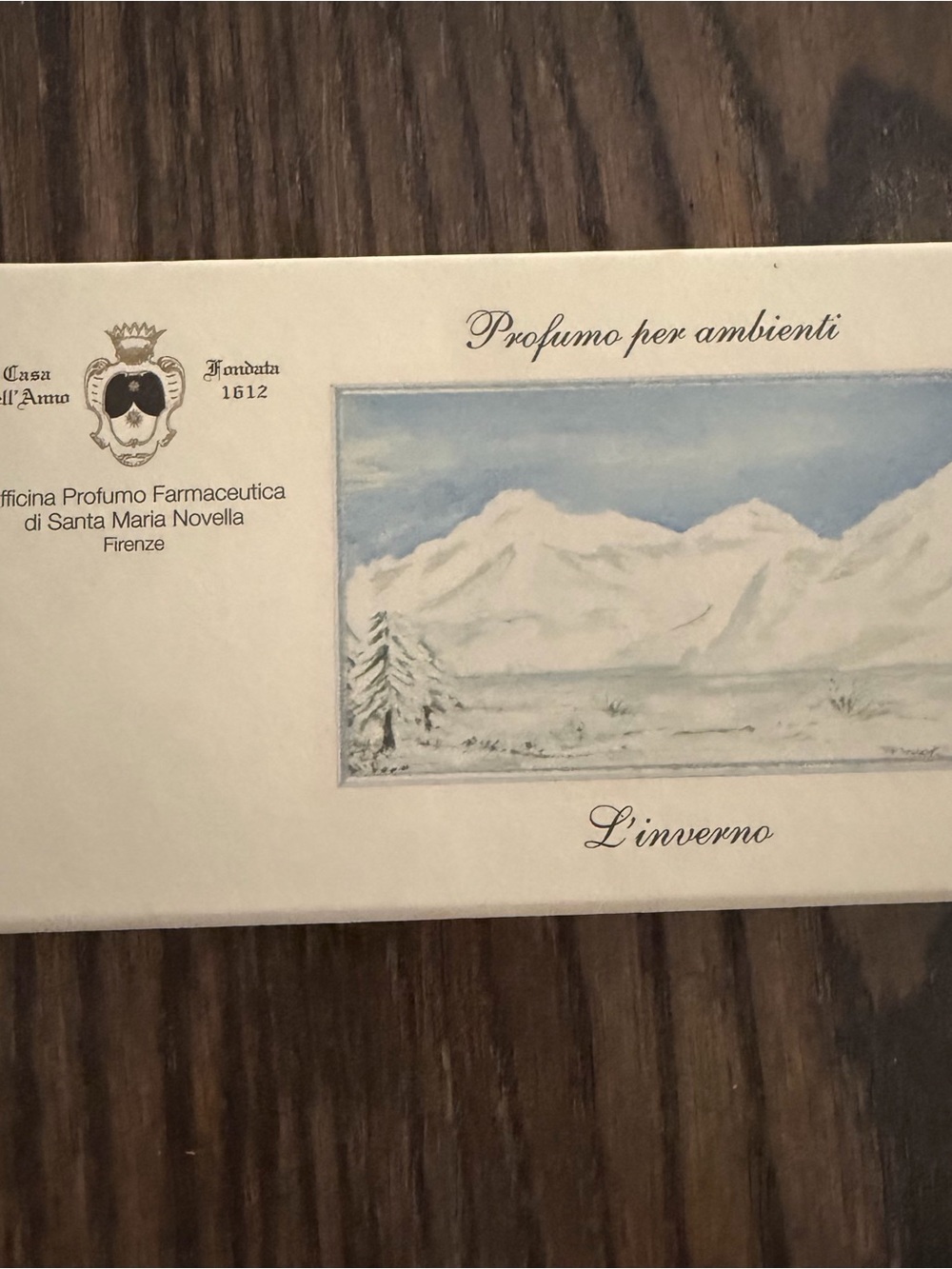 Santa Maria Novella L'inverno Scented Sachet – White/Blue